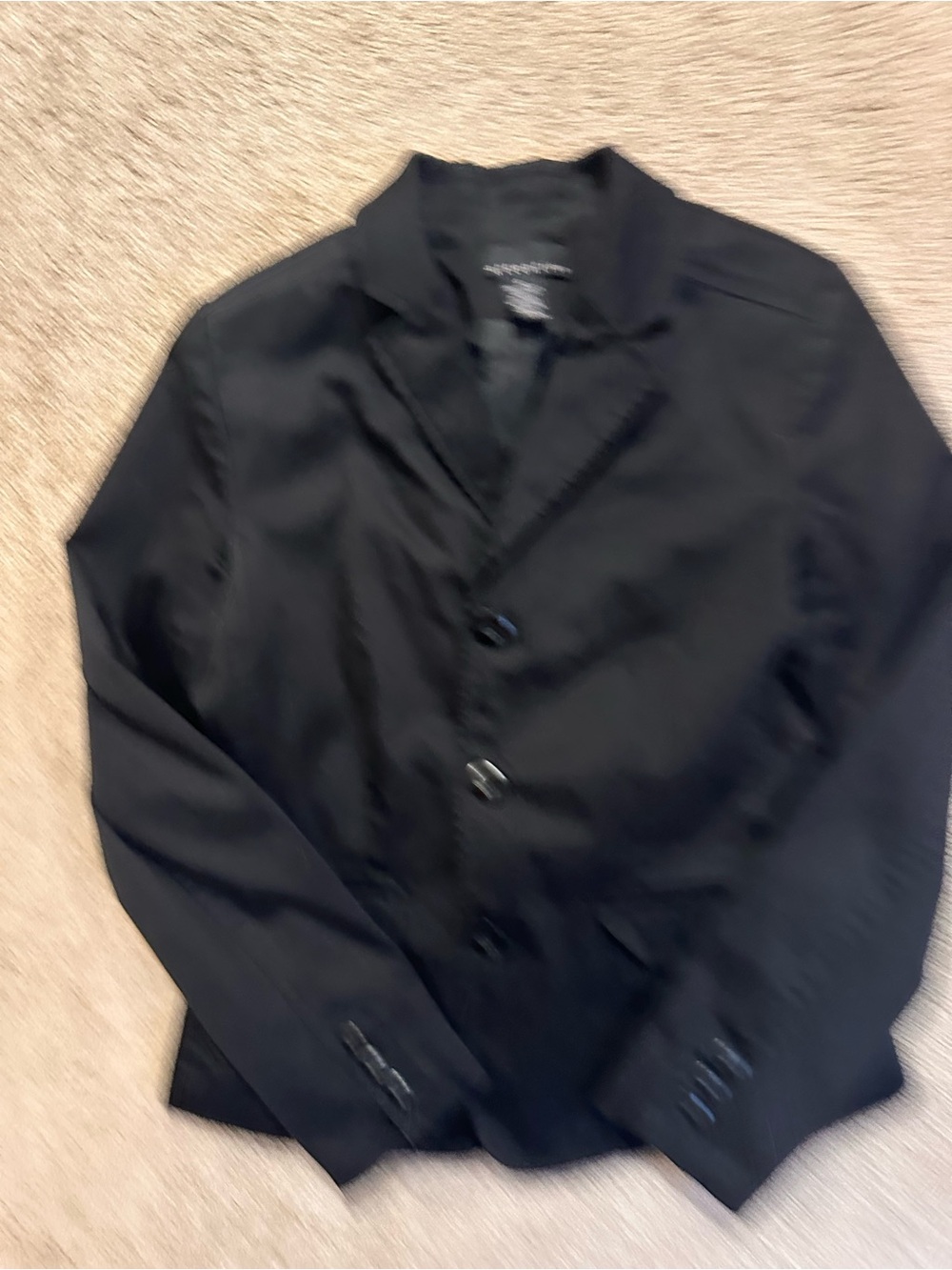 Sz 6 Black Casual Blazer Jacket by attention
